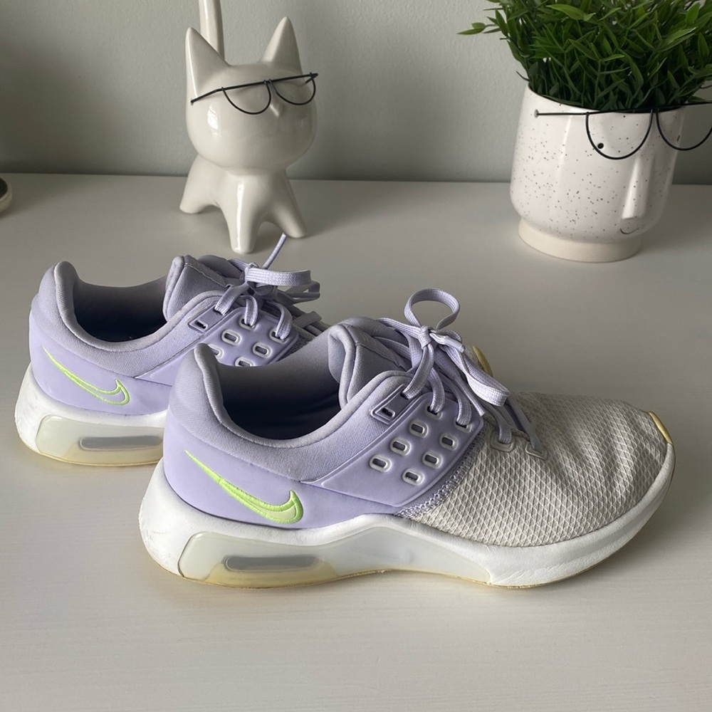Nike air max white and purple